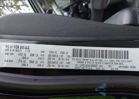 2019 Dodge Durango Sxt Awd from USA, damaged, VIN 1C4RDJAGXKC659587